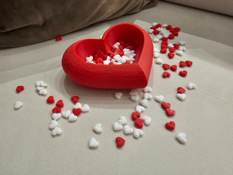 Big and small hearts decoration