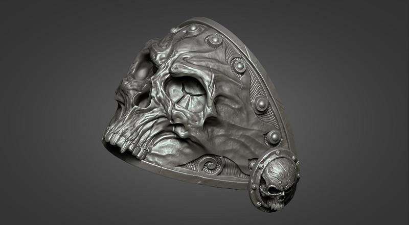 Lich King Armor - Right shoulder