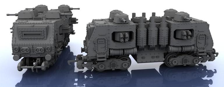 OO Scale Train - Warhammer Style - 2 Segments