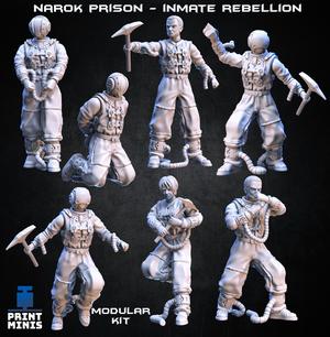 Lunar Prisoners - Modular Inmate Rebellion - Narok Prison Collection