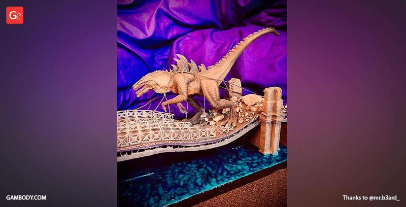 Zilla 3D Printing Figurine | Assembly