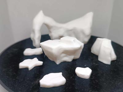 Miniature Terrain Set – Icebergs for RPG and DnD