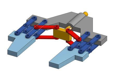 Robot Gripper Claw (100% 3D Printed)   