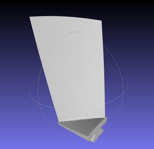 Turbine Blade Desk Model