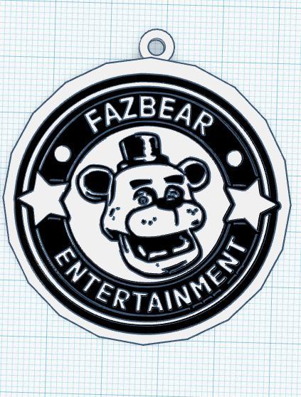 FREDDY FAZBEAR (FNAF) KEYCHAIN