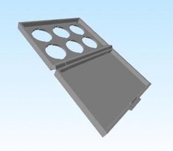 Rocker Switch 6x Plate
