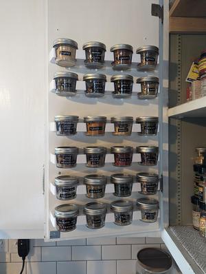 Door Mounted Spice Rack