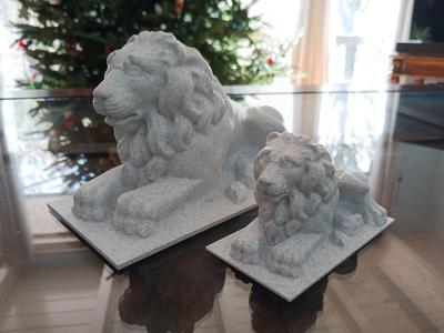 Marble Lion (Supportless)
