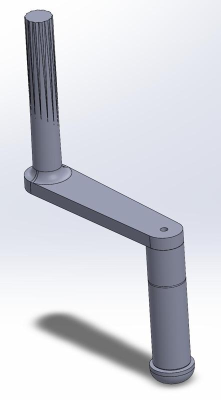 Universal internal crank handle