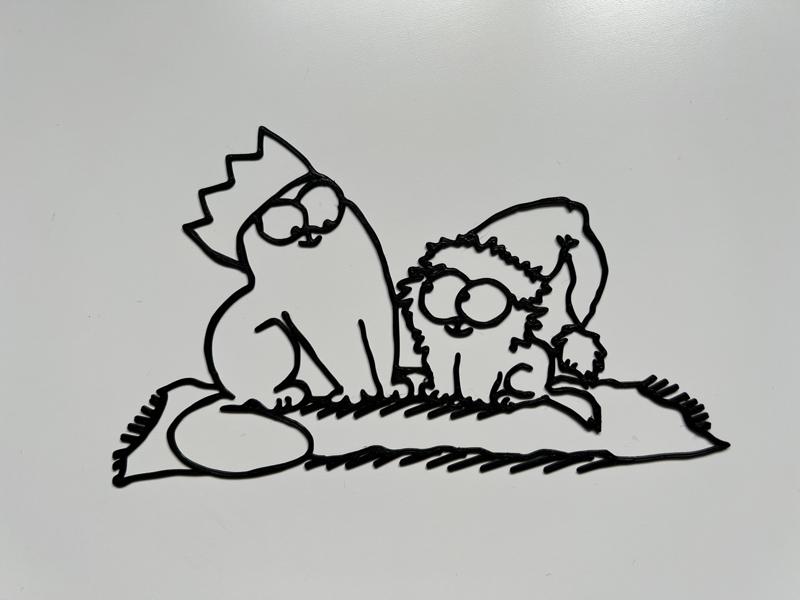 Christmas Simon's Cat Wall Art #8