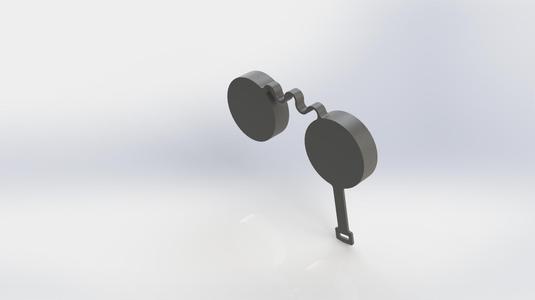 Protective eyepiece caps for «Nikon Sportstar EX» binoculars