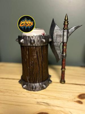 Diablo II Great Axe Can Koozie / Holder