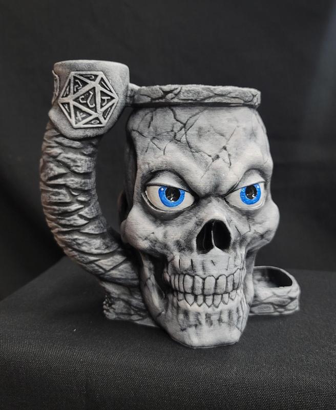  Skull Dice Tower can cozy 