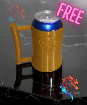 Hylian shield style soda can jug / Easy print