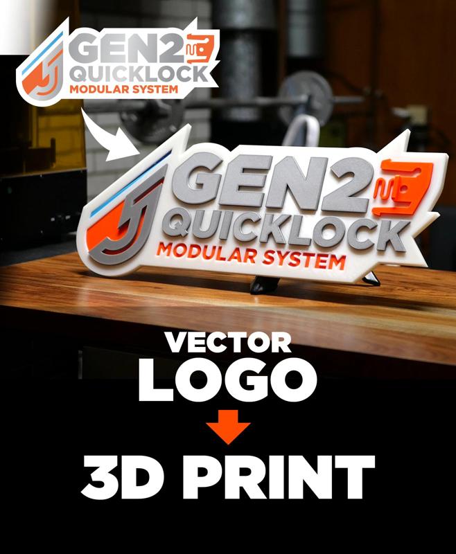 2D Vector Logo to 3D Print Tutorial