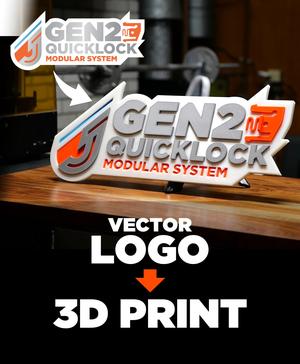 2D Vector Logo to 3D Print Tutorial