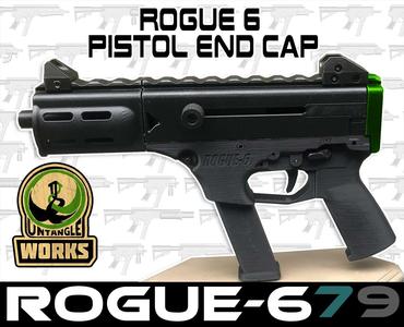 Rogue-6 pistol end cap