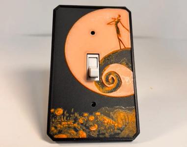 Nightmare Before Christmas Light Switch Hueforge