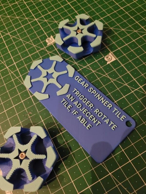 Hextraction Simpler Gear Spinner Card