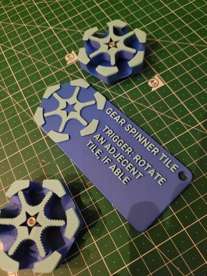 Hextraction Simpler Gear Spinner Card