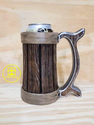 Tavern Stein - Leather Wrapped - Tallboy and 12oz