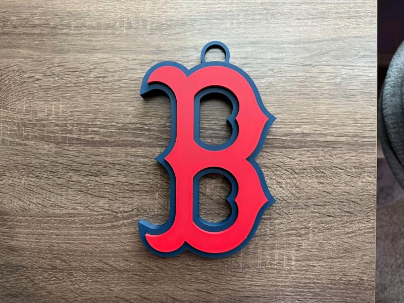 Boston Red Sox Oversized Necklace, Pendant