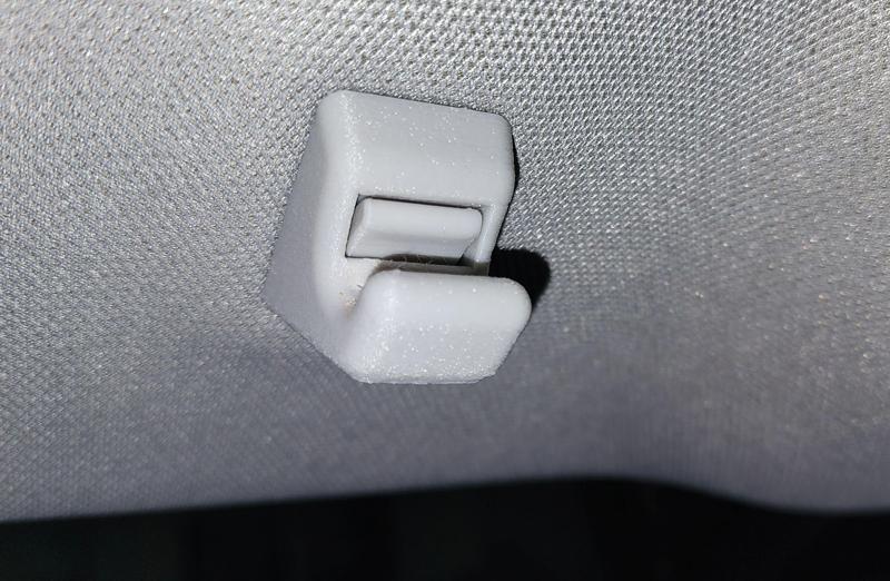 Chevy Volt Sunvisor Clip for 2nd Gen (2016 - 2019), replaces GM parts #23438716, #22924162, #22909443