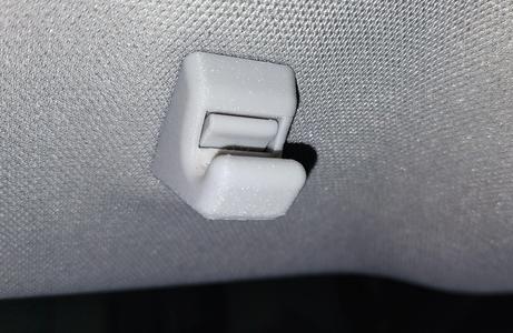 Chevy Volt Sunvisor Clip for 2nd Gen (2016 - 2019), replaces GM parts #23438716, #22924162, #22909443
