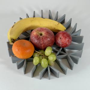 Modern Snowflake Fruit Bowl Home Decoration
