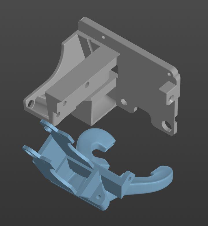 Ender 3 S1 Sprite heatsink and part cooling with 5015 cooling fans