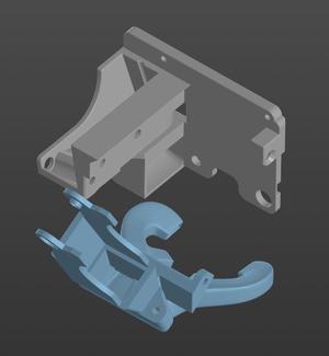 Ender 3 S1 Sprite heatsink and part cooling with 5015 cooling fans