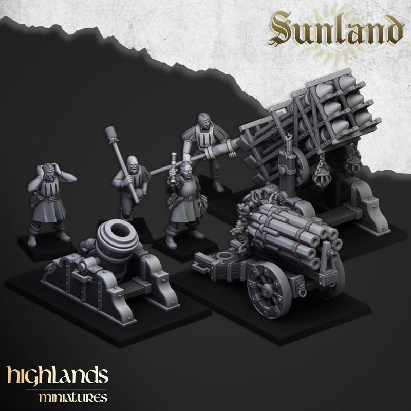 Sunland Artillery - Highlands Miniatures