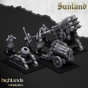 Sunland Artillery - Highlands Miniatures