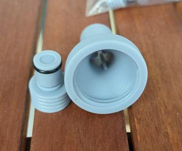 P-Valve Quick-Connect Flushing Adapter and Plug