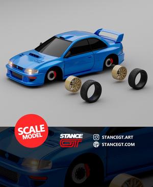 Subaru Impreza 22B | SCALED 1/64 | Model kit car