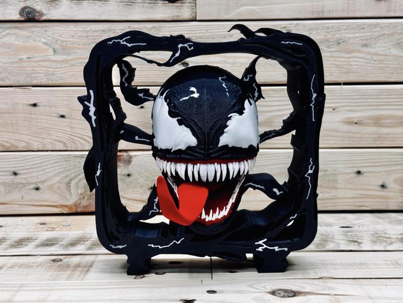 Venom Inspired Framed Art