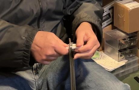 Track tie press