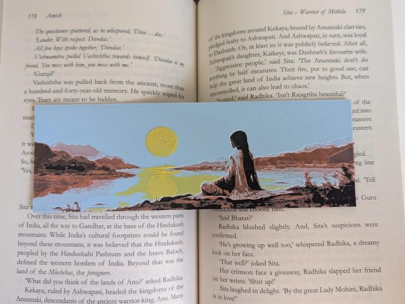 Sita on the river