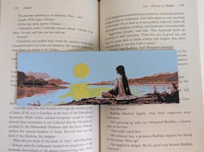 Sita on the river