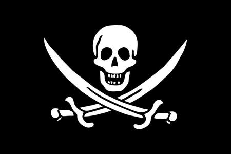 Jolly Roger, Pirate Flag of Jack Rackham (color change)