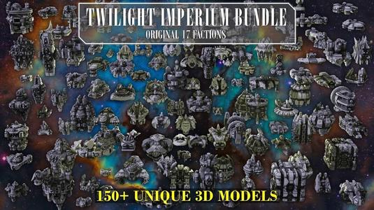 Twilight Imperium Over 150 Unique Ships for 17 factions - Bundle