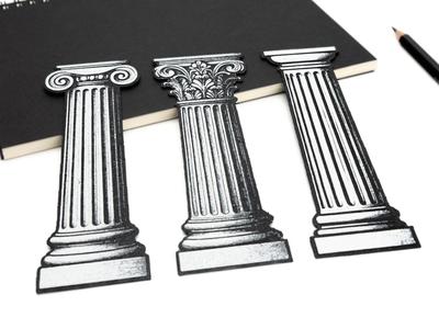 Classical Columns Bookmarks