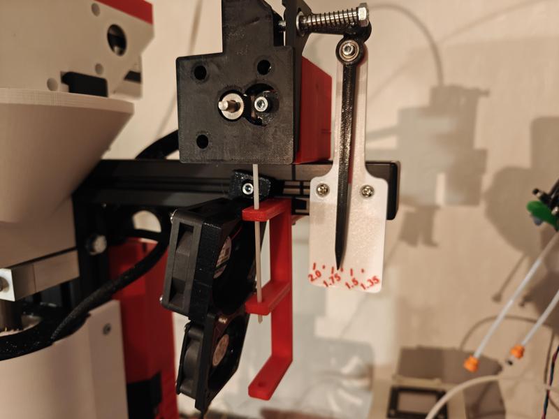 ARTME3D MK3 cheapass filament gauge
