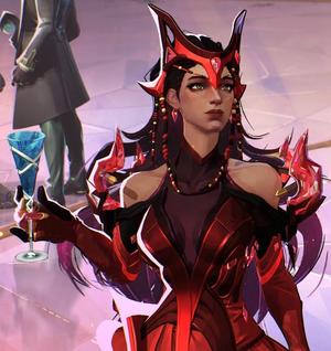 Scarlet Witch Hellfire Gala Crown & Shoulder Gems (Marvel Rivals - Wanda)
