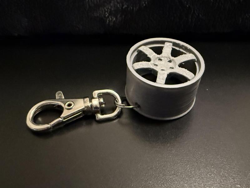 TE37 Rim Keychain