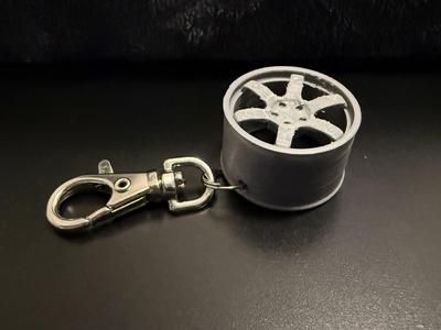 TE37 Rim Keychain