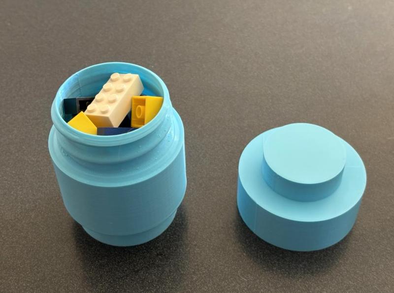 Threaded Lego Container