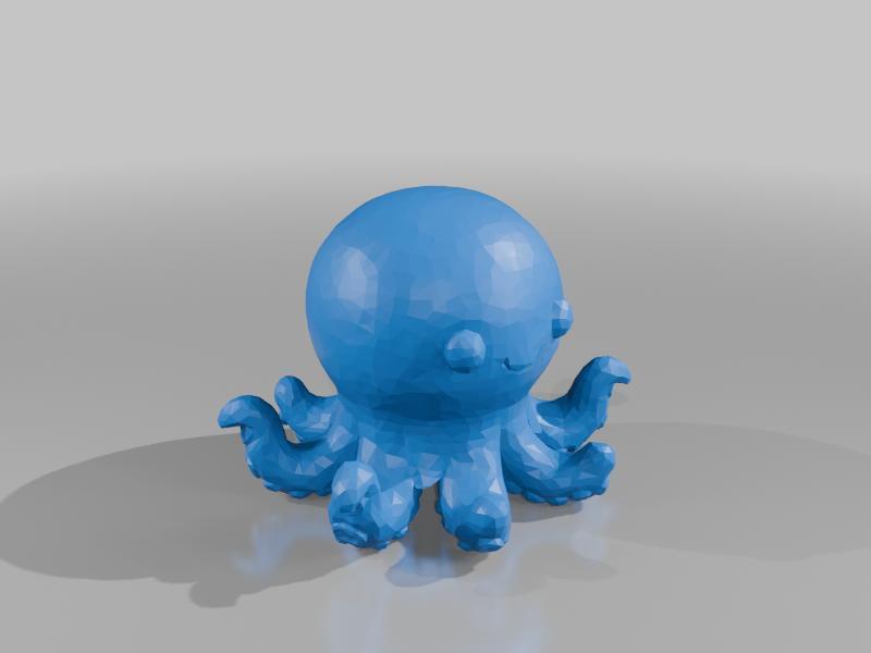Happy Cute Octopus