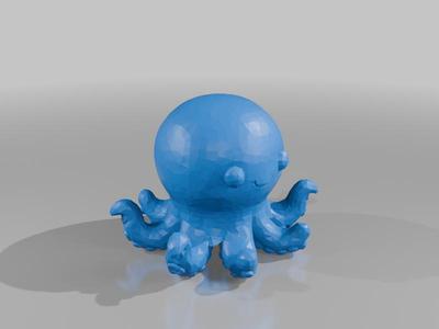 Happy Cute Octopus