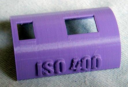 Schablone für DX-Code ISO 400; Template for DX code ISO 400